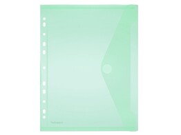 FOLDERSYS POCKET    PERFO - Groen Velcro sluiting - Din A4