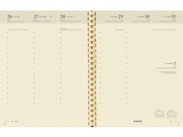 AGENDA SPIRAAL VULLING TIMING - 7 Dag / 2 Pag Brepols - Ft. 172 x 220 mm