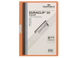 MAP DURACLIP 30 - Oranje Durable - Cap. 1-30 vel A4