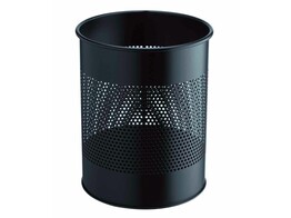 PAPIERBAK METAAL ROND - 15 Liter PERFORATIE 165