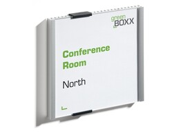 DEURPLAATJE   Info Sign   - B.149 x H.148.5 mm DURABLE - Aluminium / Acryl venster