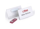 BADGE - 75 x 40 mm - Magnetisch Durable