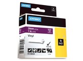 DYMO RHINO TAPE - VINYL 24 mm - Wit op Paars Permanent gekleurd