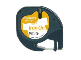 DYMO LETRATAG TAPE - STRIJKTAPE - 18769 12 mm x 2 M - IRON-ON Tape