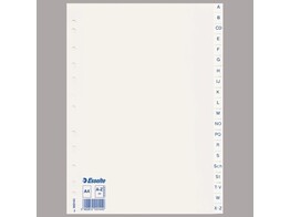 INDEX A-Z PP - Din  A4 - Wit Esselte - Economy uitvoering