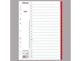 INDEX A-Z KARTON    Servo   Din A4 - Rood