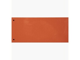 VERDEELKAARTEN KARTON RECHTHOEKIG - Oranje Exacompta - 180 gr - set 100