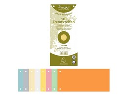 VERDEELKAARTEN KARTON RECHTHOEKIG - Ivoor Exacompta - 180 gr - set 100