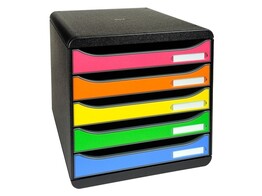 LADENBLOK   Big Box Plus   Harlekijn Exacompta - 5 laden