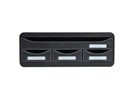 LADENBLOK   Toolbox mini 4   Landscape - Zwart Exacompta - 4 laden