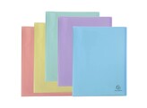SHOWALBUM - 40 Tassen - Pastel gekleurd assorti Exacompta - Chromaline kaft PP 5/10e