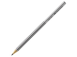 POTLOOD GRAFIET GRIP - B Faber Castell - Grijze body