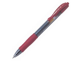 BALPEN   PILOT G2 GEL   - Bordeaux Punt 0.7 mm