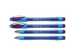 BALPEN SCHNEIDER   SLIDER MEMO   X-BREED - Paars Viscoglide inkt
