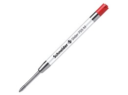 BALPEN VULLING SLIDER 755 - Rood medium Schneider -   Parker model  - Visco glide inkt