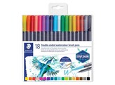 VILTSTIFT Brush PEN duo - Staedtler set 18 Staedtler - Aquarell - Dubbelpunt