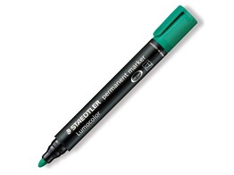 STIFT PERM. MARKER   Lumocolor 352  - Groen Staedtler - Ronde punt 2 mm