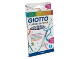GIOTTO STIFTEN   Turbo Glitter   - set 8 kleuren