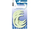 STICKERS   Glow in the dark    - Maan Herma Blister - set 3
