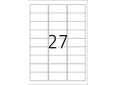 ETIKETTEN ZILVERFOLIE - Ft. 63.5 x 29.6 mm Herma - Doos 25 blad A4 - 27 etiket / blad