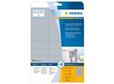ETIKETTEN ZILVERFOLIE - Ft. 63.5 x 29.6 mm Herma - Doos 25 blad A4 - 27 etiket / blad