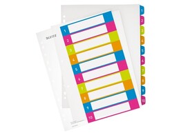 INDEX 1-10 - PVC   PRINTINDEX - Wow colors MAXI - Din A4 