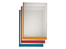 L-MAP DESK FREE - Din A4 - Transparant / Color Leitz - Set 6 - Gestructureerd - dikte 150 micron
